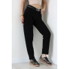 Kadife Conic Fit Pantolon Siyah - 2435766.1968.