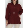 Kalp Detay Tunik Bordo - 43562.1949.