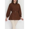 Kalp Detay Tunik Kahve - 43562.1949.