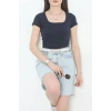 Kare Yaka Penye Tişört Laci - 21804.200.