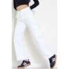 Kargo Cep Palazzo Kot Pantolon Beyaz - 31849.2121.