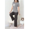 Kaşkorse Pijama Takımı Acıkahve - 52221.1567.