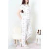 Kaşkorse Pijama Takımı Ekru - 52281.1049.