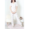 Kaşkorse Pijama Takımı Ekru - 52281.1049.