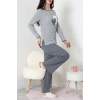 Kaşkorse Pijama Takımı Füme - 52141.1567.