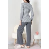 Kaşkorse Pijama Takımı Füme - 52141.1567.