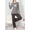 Kaşkorse Pijama Takımı Kahve - 52141.1567.