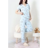 Kaşkorse Pijama Takımı Mavi - 52281.1049.