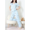 Kaşkorse Pijama Takımı Mavi - 52281.1049.
