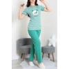 Kaşkorse Pijama Takımı Yeşil - 52221.1567.