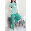 Kaşkorse Pijama Takımı Yeşil - 52221.1567.