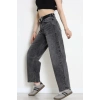 Kemerli Baggy Kot Pantolon Gray - 3121974.1968.
