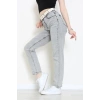 Kemerli Mom Kot Pantolon Gri - 2964903.1968.