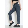 Kemerli Mom Kot Pantolon Mavi - 2428763.1968.