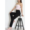 Kemerli Mom Kot Pantolon Siyah - 3277782.1968.