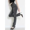 Kemerli Straight Kot Pantolon Gray - 318907.1968.