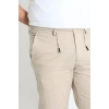 Keten Beli Lastikli Kemerli Erkek Pantolon Bej - 71614.2166.