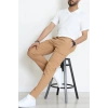 Keten Çımalı Erkek  Pantolon Camel - 71215.1947.
