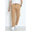 Keten Çımalı Erkek  Pantolon Camel - 71215.1947.