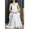 Keten Elbise Beyaz - 41566.308.