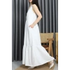 Keten Elbise Beyaz - 41566.308.