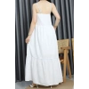 Keten Elbise Beyaz - 41566.308.