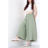 Keten Görünümlü Etek Pantolon Çağla - 80872.147.