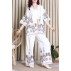 Keten Kimono Takım Taş - 7139.1437.