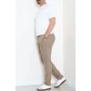 Keten Regular Fit Erkek Pantolon Açıkkahve - 71613.2166.