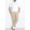 Keten Regular Fit Erkek Pantolon Bej - 71613.2166.