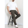 Keten Regular Fit Erkek Pantolon Haki - 71613.2166.