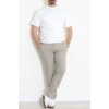 Keten Regular Fit Erkek Pantolon Taş - 71613.2166.