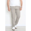 Keten Regular Fit Erkek Pantolon Taş - 71613.2166.