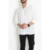 Kırınkıl Oversize Erkek Gömlek Ekru - 71095.1947.