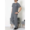 Kısa Kollu Erkek Pijama Takımı Koyufüme - 41985.1048.