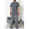 Kısa Kollu Erkek Pijama Takımı Koyufüme - 41985.1048.