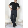 Kısa Kollu Erkek Pijama Takımı Siyahlaci - 41985.1048.
