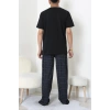 Kısa Kollu Erkek Pijama Takımı Siyahlaci - 41985.1048.