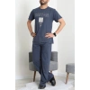 Kısa Kollu Süprem Erkek Pijama Takımı İndigo - 70946.1961.