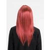 Kızıl Renk Düz Kesim Uzun Parti Peruğu Takma Saç
