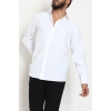 Klasik Pamuklu Erkek Slimfit Gömlek Beyaz - 70874.1970.