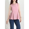 Kloş Kesim Bluz Pembe - 70432.1949.