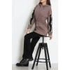 Kolları Nakışlı Trençkot Vizon - 2570.1367.