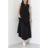Kolsuz Salaş Modal Elbise Siyah - 80913.1837.