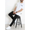 Kompak Penye Baskılı Unisex Oversize Tişört Beyazlaci - 55135.1872.