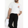 Kompak Penye Baskılı Unisex Oversize Tişört Ekrukahve - 55135.1872.