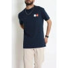 Kompak Penye Baskılı Unisex Oversize Tişört Laciçiçek - 55135.1872.