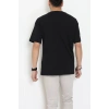 Kompak Penye Ünisex Baskısız Oversize Tişört Siyah - 55045.1872.