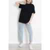Kompak Penye Ünisex Oversize Tişört Koyulaci - 55045.1872.