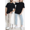 Kompak Penye Ünisex Oversize Tişört Koyulaci - 55045.1872.